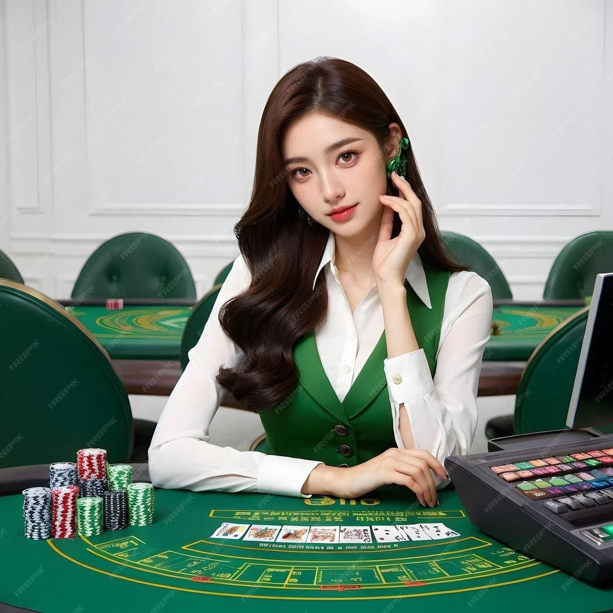 binkoko Baccarat ကတ်ဂိမ်း live dealer မျက်နှာပြင်